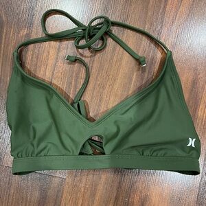 Hurley active bikini top, size medium